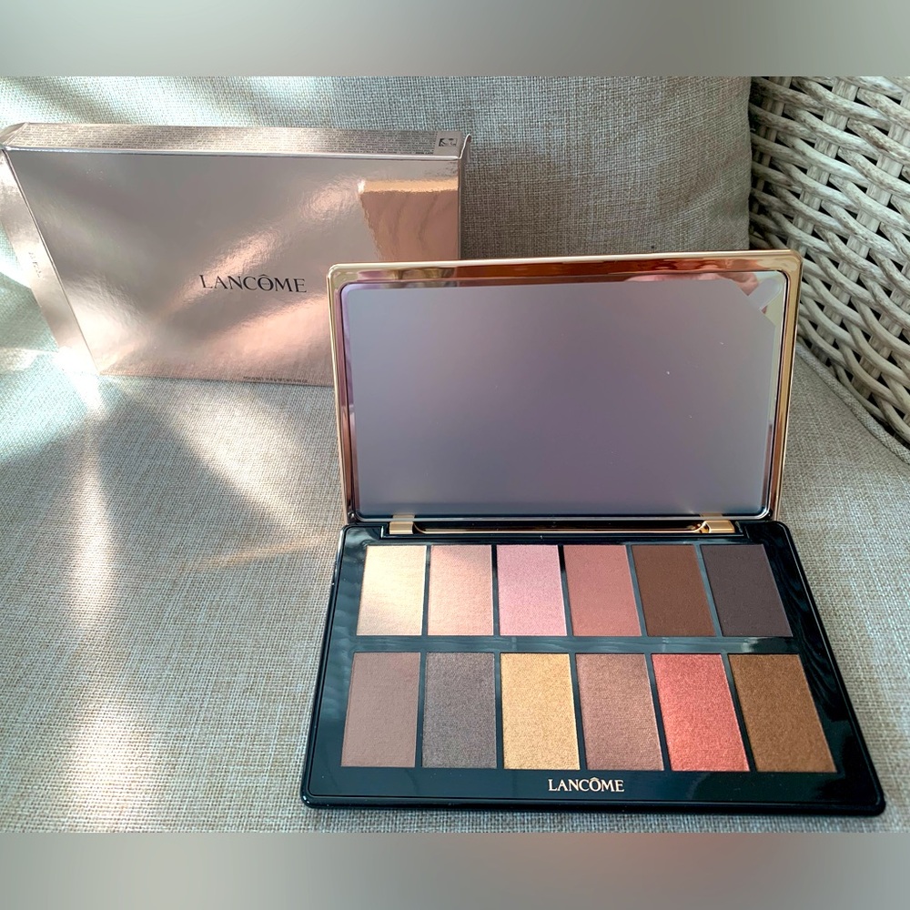 NEW Lancôme Palette Rose Gold 12 Shadows 6x4 Case in Original Box - Picture 1 of 11